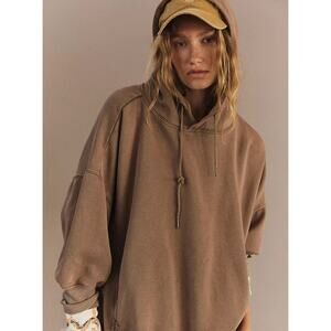 Free People sprint to the finish oversized hoodie - size large